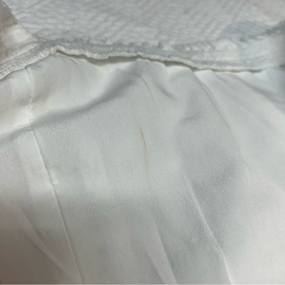 American Eagle White Swiss Dot Tiered Sundress - Picture 4 of 4